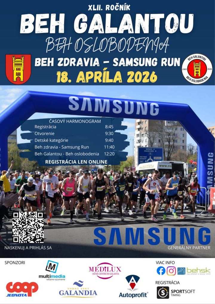 Beh Galantou - Beh oslobodenia 2026